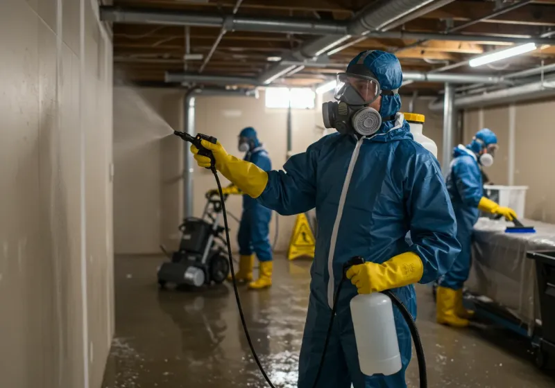 Basement Sanitization and Antimicrobial Treatment process in Fillmore County, NE