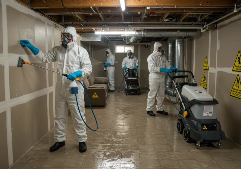 Basement Moisture Removal and Structural Drying process in Fillmore County, NE